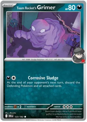 Grimer del Team Rocket #123