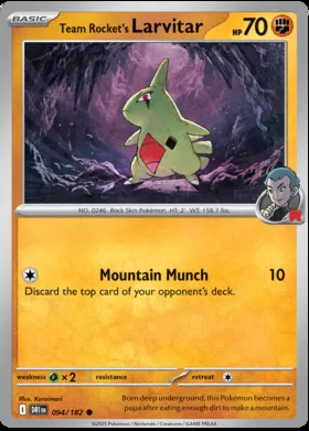 Larvitar del Team Rocket #94
