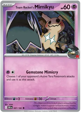 Mimikyu del Team Rocket #87