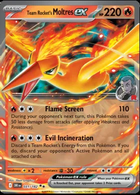 Moltres-ex del Team Rocket #31