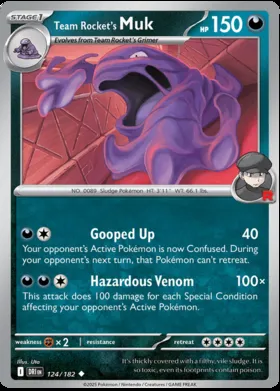 Muk del Team Rocket #124