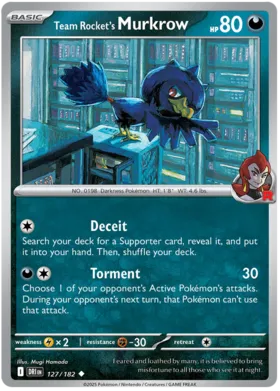 Murkrow del Team Rocket #127