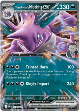 Nidoking-ex del Team Rocket #119/182