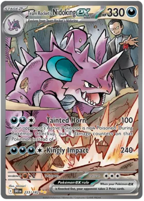 Nidoking-ex del Team Rocket #233