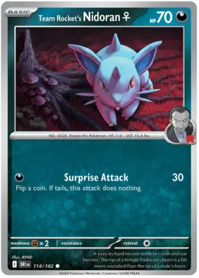 Nidoran♀ del Team Rocket #114