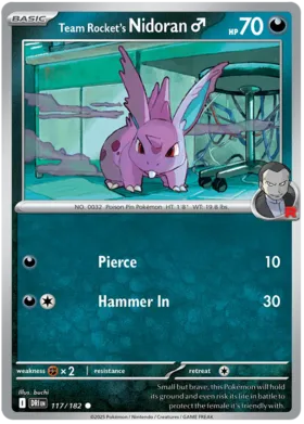 Nidoran♂ del Team Rocket #117