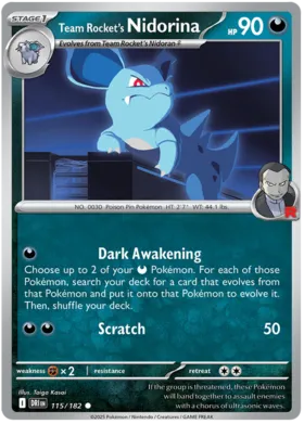 Nidorina del Team Rocket #115
