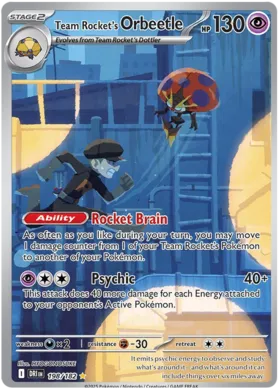 Orbeetle del Team Rocket #198