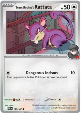 Rattata del Team Rocket #147