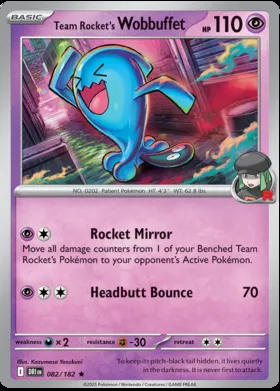 Wobbuffet del Team Rocket #82