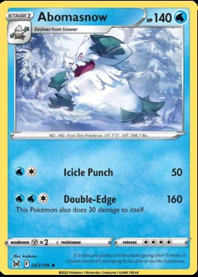 Abomasnow #43