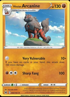 Arcanine di Hisui #84