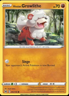 Growlithe di Hisui #83
