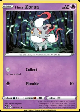 Zorua di Hisui #75