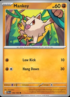 Mankey #106