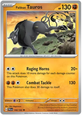 Tauros di Paldea #108