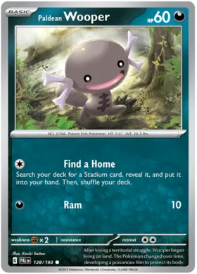 Wooper di Paldea #128