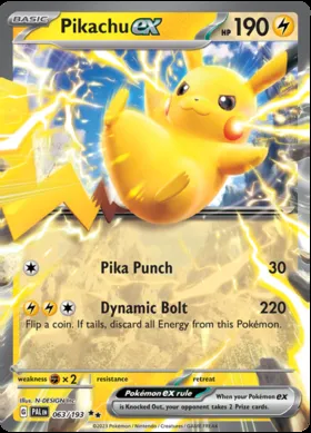Pikachu-ex #63