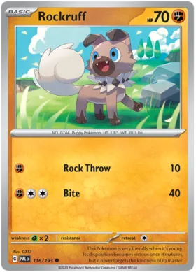 Rockruff #116