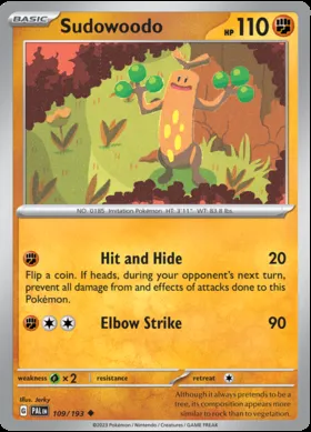 Sudowoodo #109