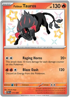 Tauros di Paldea #111