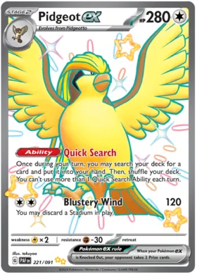Pidgeot-ex #221
