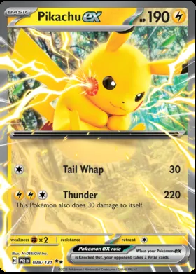 Pikachu-ex #28