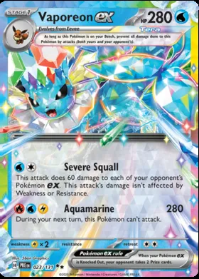 Vaporeon-ex #23