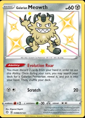Galarian Meowth #86