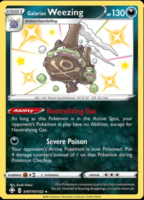 Galarian Weezing #77