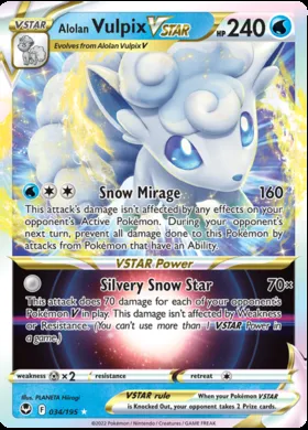 Vulpix di Alola V ASTRO #34