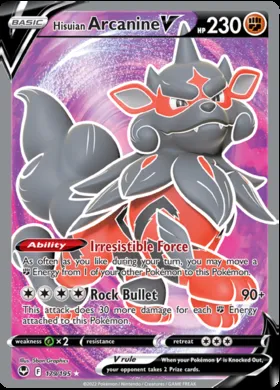 Arcanine di Hisui V #179