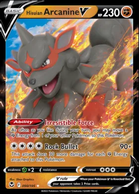 Arcanine di Hisui V #90