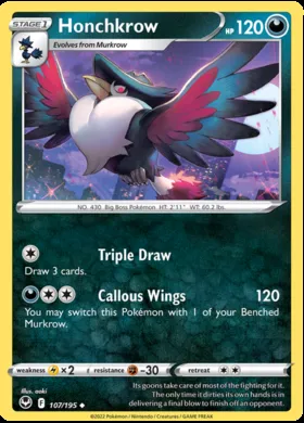 Honchkrow #107