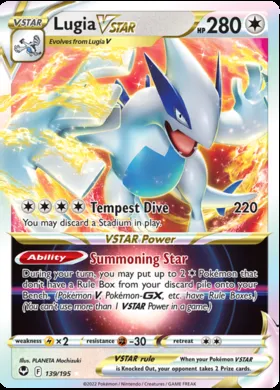 Lugia V ASTRO #139