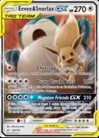 Eevee e Snorlax GX #120