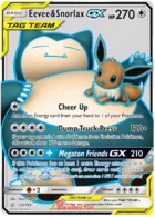 Eevee e Snorlax GX #171
