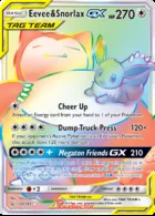 Eevee e Snorlax GX #191