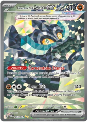Ogerpon Maschera Fondamenta-ex #215
