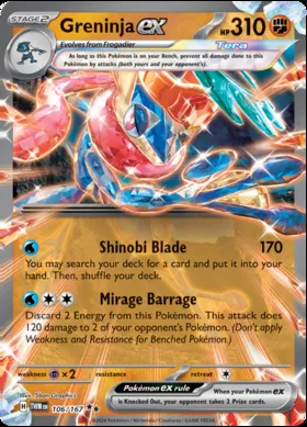 Greninja-ex #106