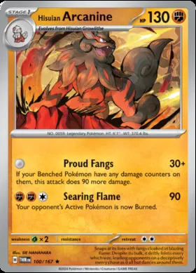 Arcanine di Hisui #100
