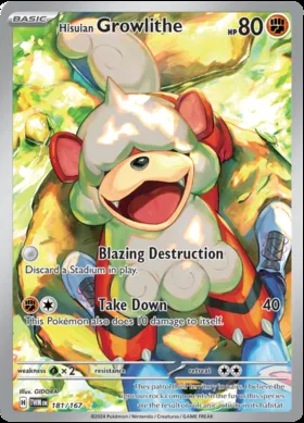 Growlithe di Hisui #181