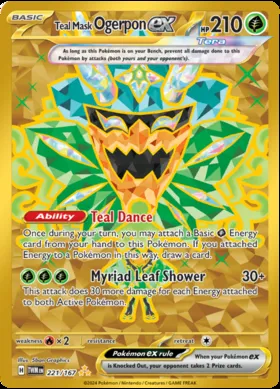 Ogerpon Maschera Turchese-ex #221