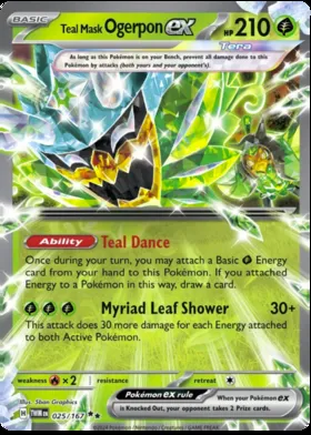 Ogerpon Maschera Turchese-ex #25
