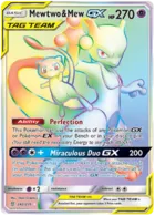 Mewtwo e Mew GX #242