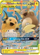 Raichu e Raichu di Alola GX #54