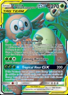 Rowlet e Exeggutor di Alola GX #214