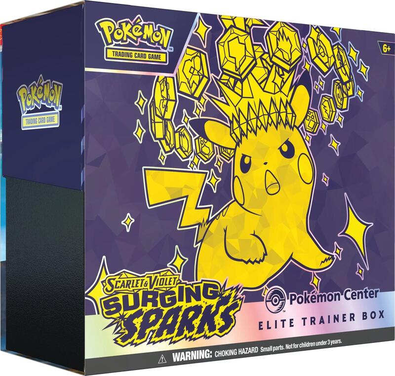 Surging Sparks Pokemon Center Elite Trainer Box (Exclusive)