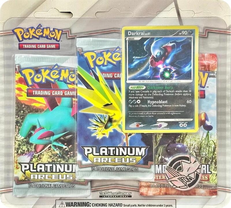 Arceus 3 Pack Blister [Darkrai]
