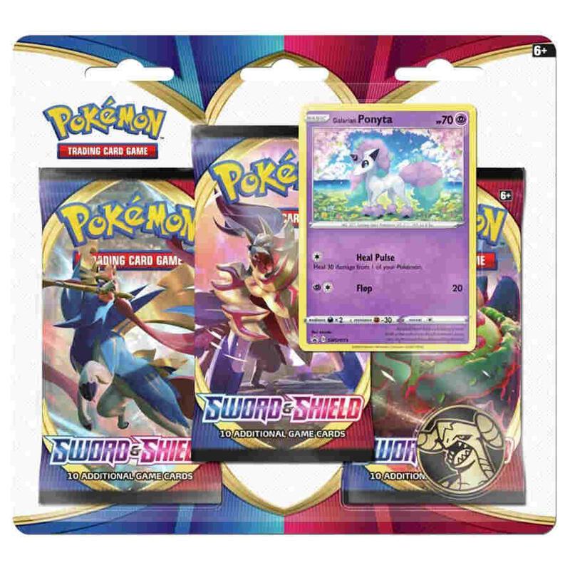 Sword & Shield 3 Pack Blister [Galarian Ponyta]